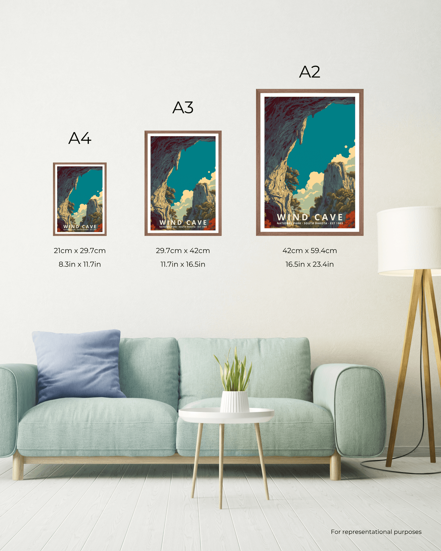 Wind Cave National Park Poster - South Dakota, USA