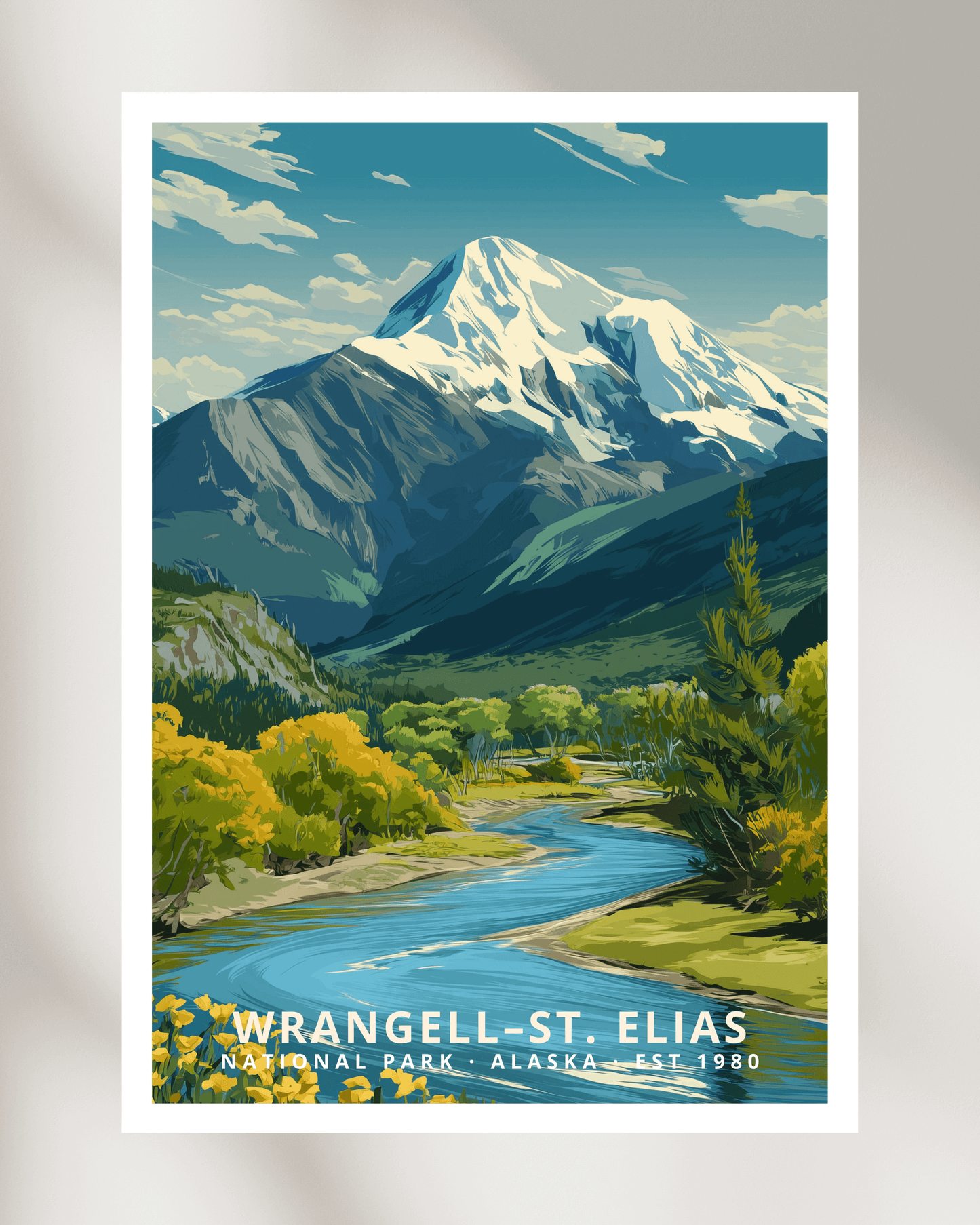 Wrangell St Elias National Park Poster - Alaska, USA