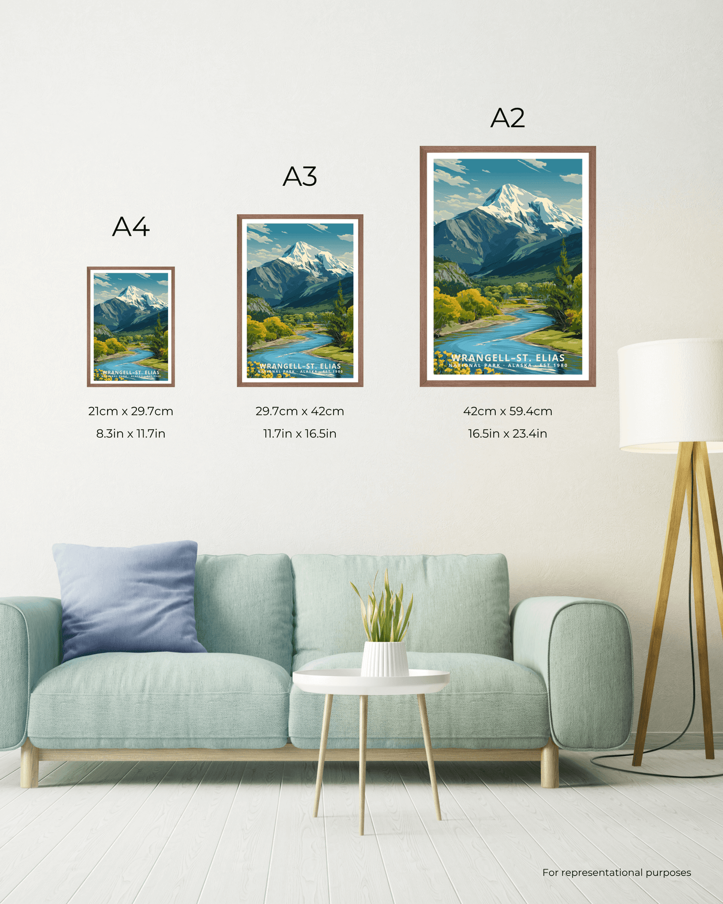 Wrangell St Elias National Park Poster - Alaska, USA