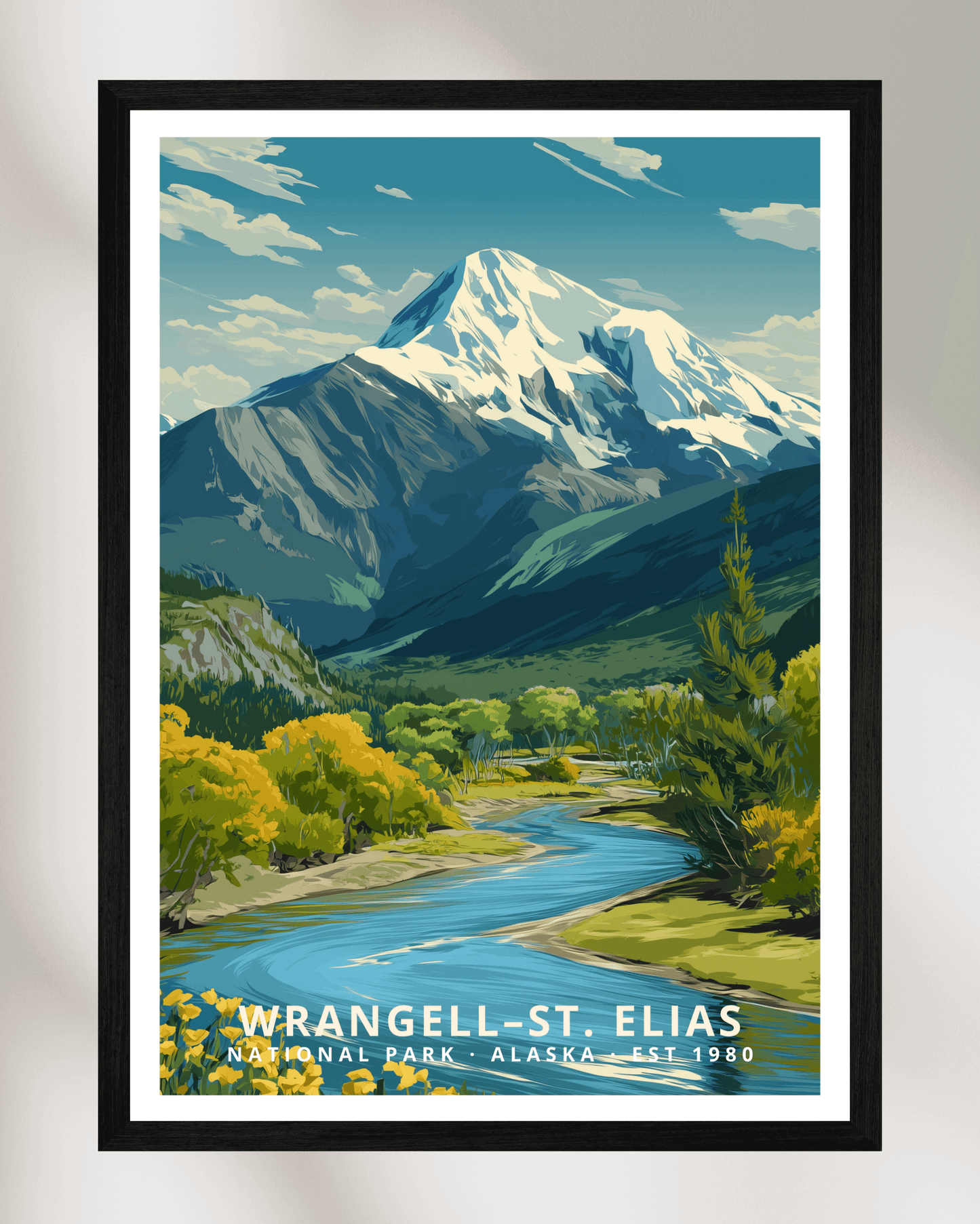 Wrangell St Elias National Park Poster - Alaska, USA