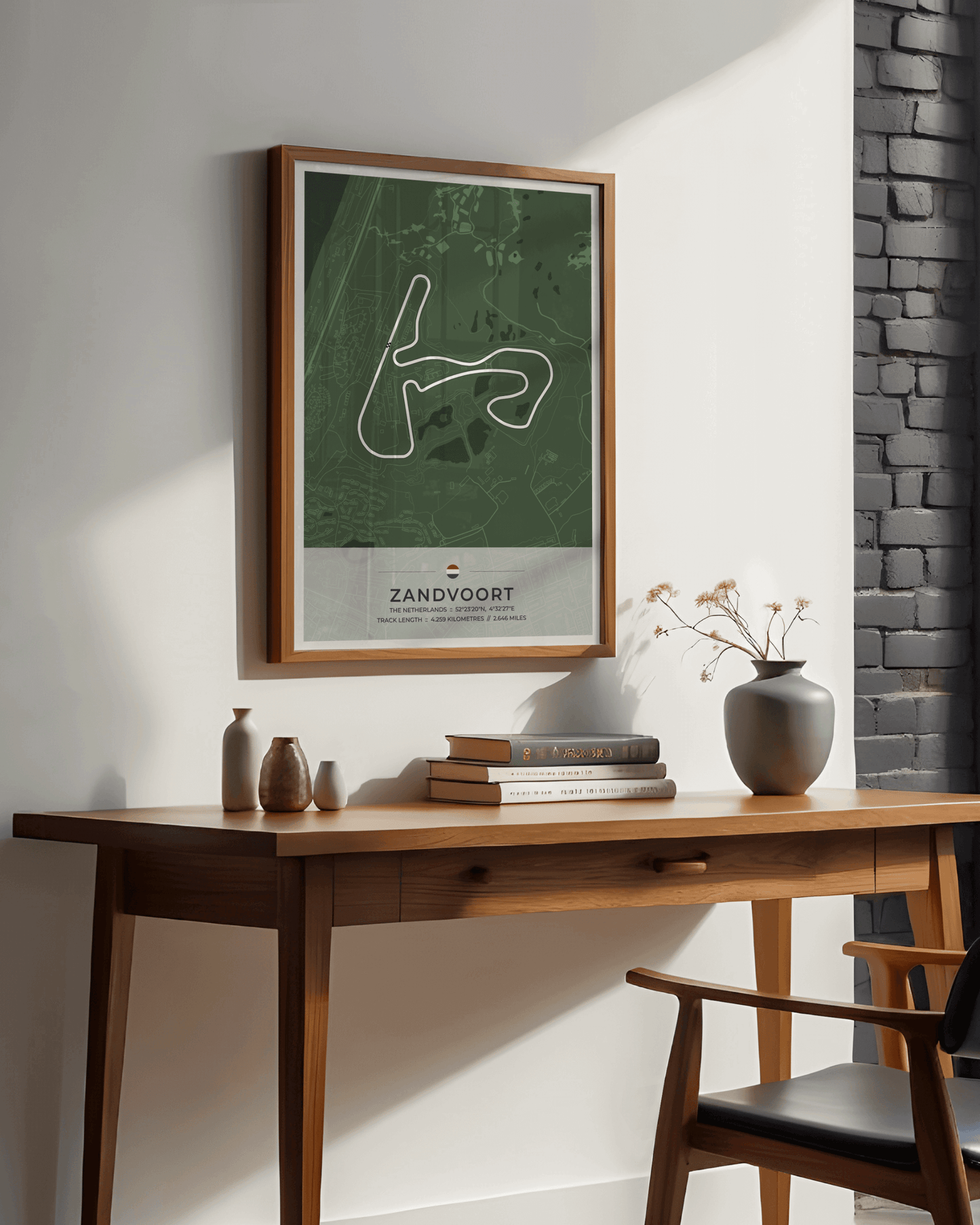 Zandvoort - Grand Prix Circuit Map Poster