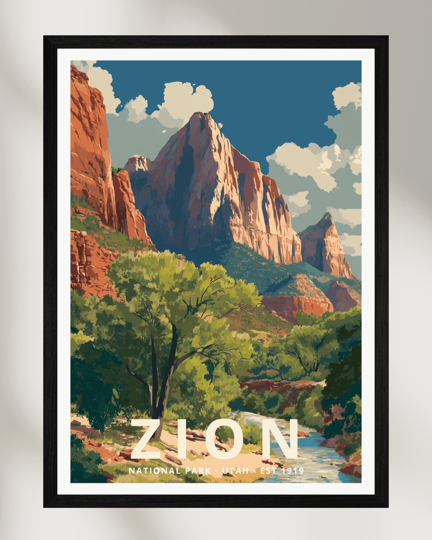 Zion National Park Poster - Utah, USA