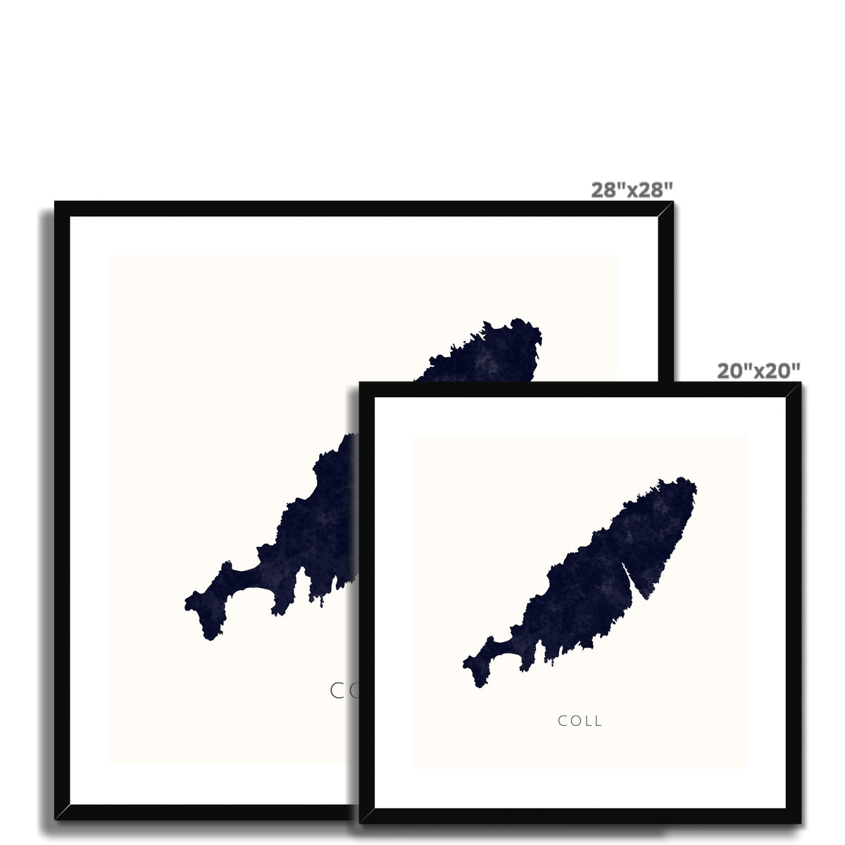 Coll - Framed & Mounted Map