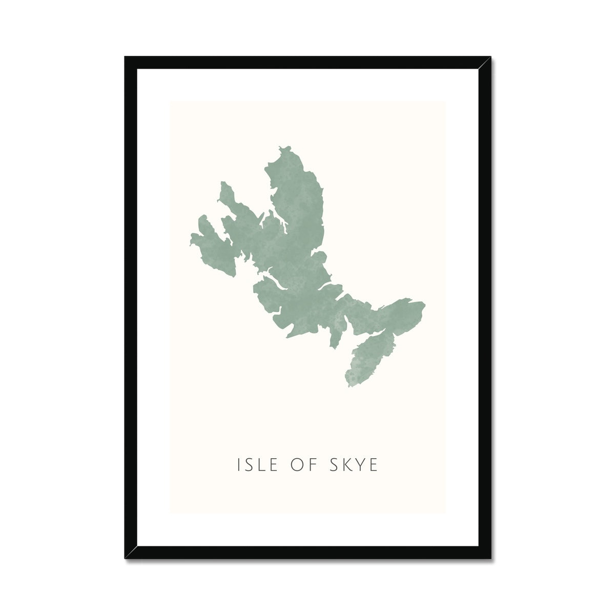 Skye - Framed & Mounted Map