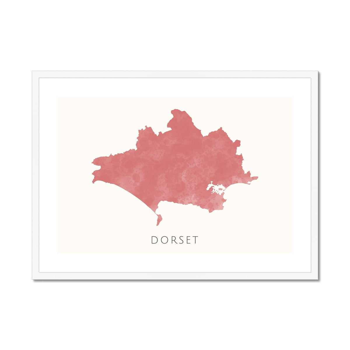 Dorset - Framed & Mounted Map