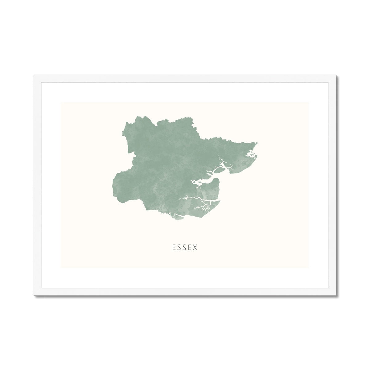 Essex - Framed & Mounted Map