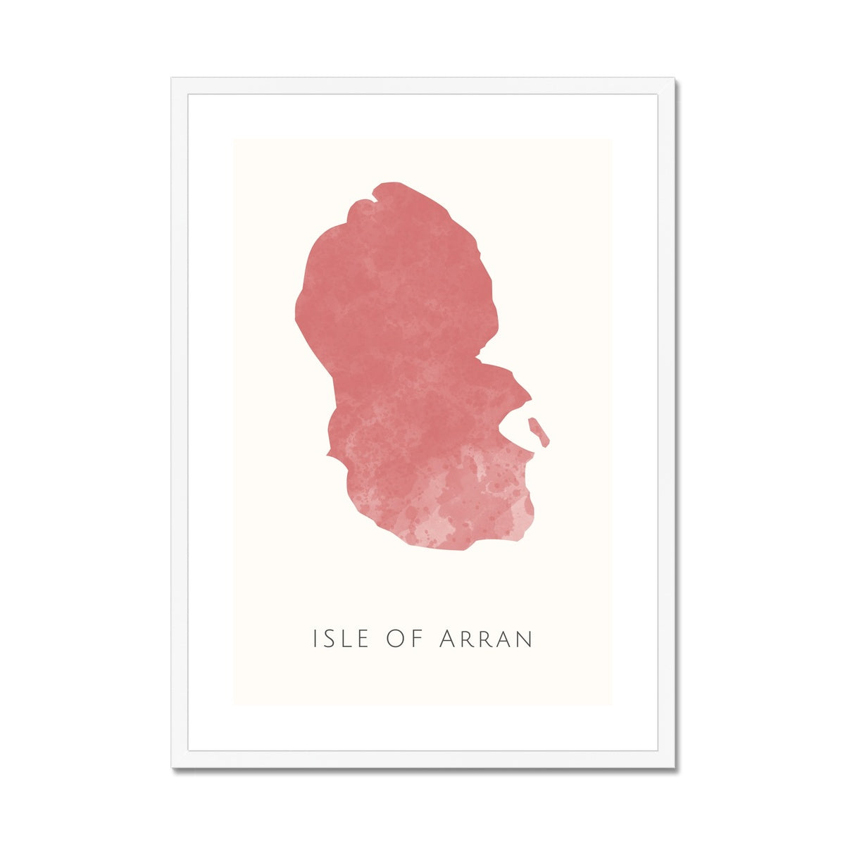 Arran - Framed & Mounted Map