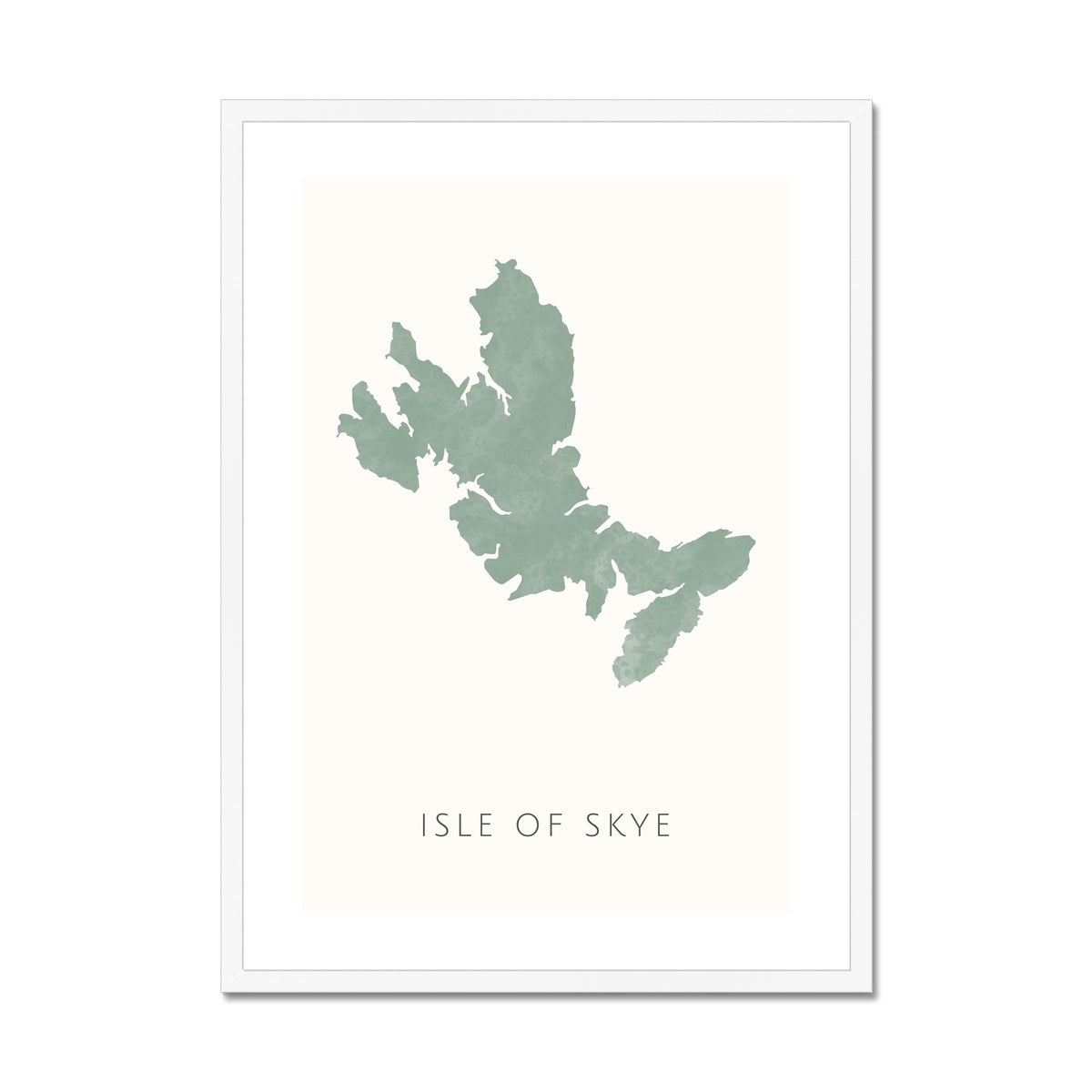 Skye - Framed & Mounted Map