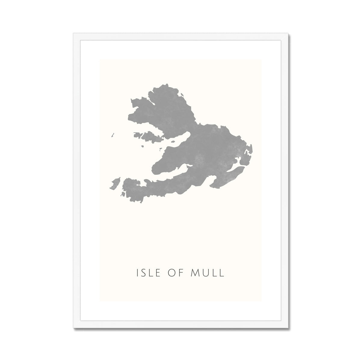 Mull - Framed & Mounted Map