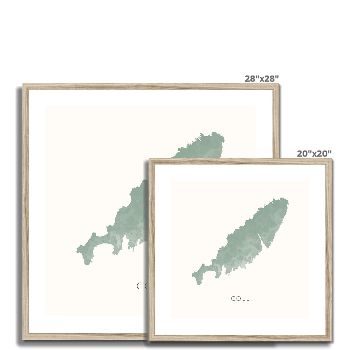 Coll - Framed & Mounted Map