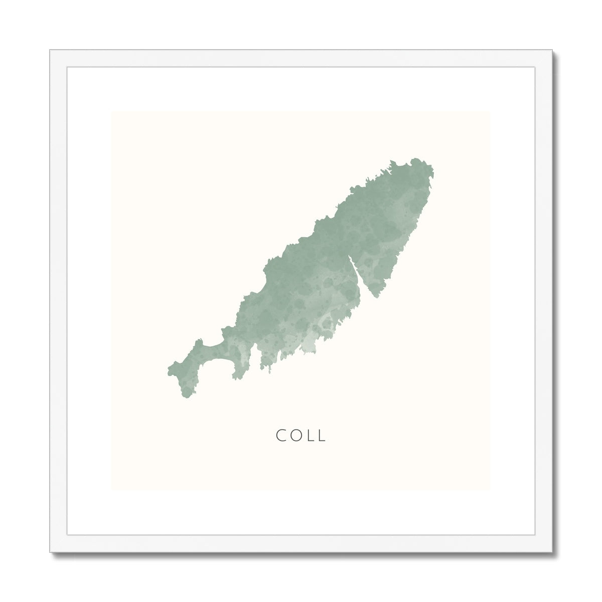 Coll - Framed & Mounted Map