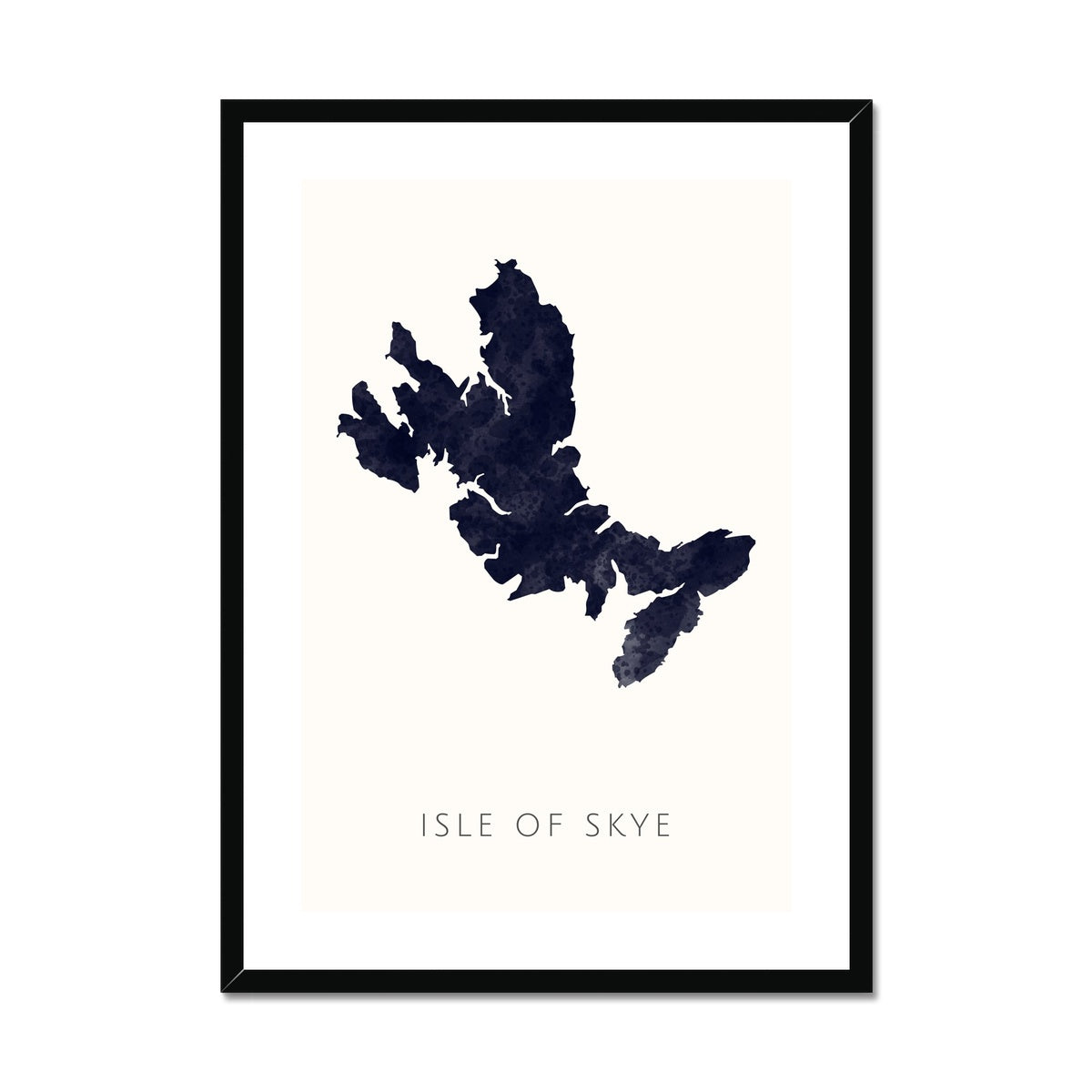 Skye - Framed & Mounted Map