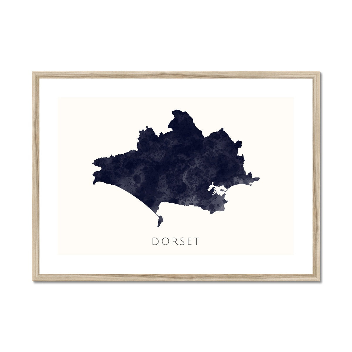 Dorset - Framed & Mounted Map