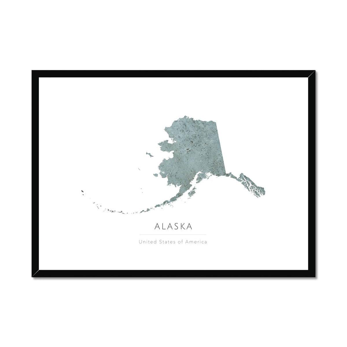 Alaska - Framed & Mounted Map