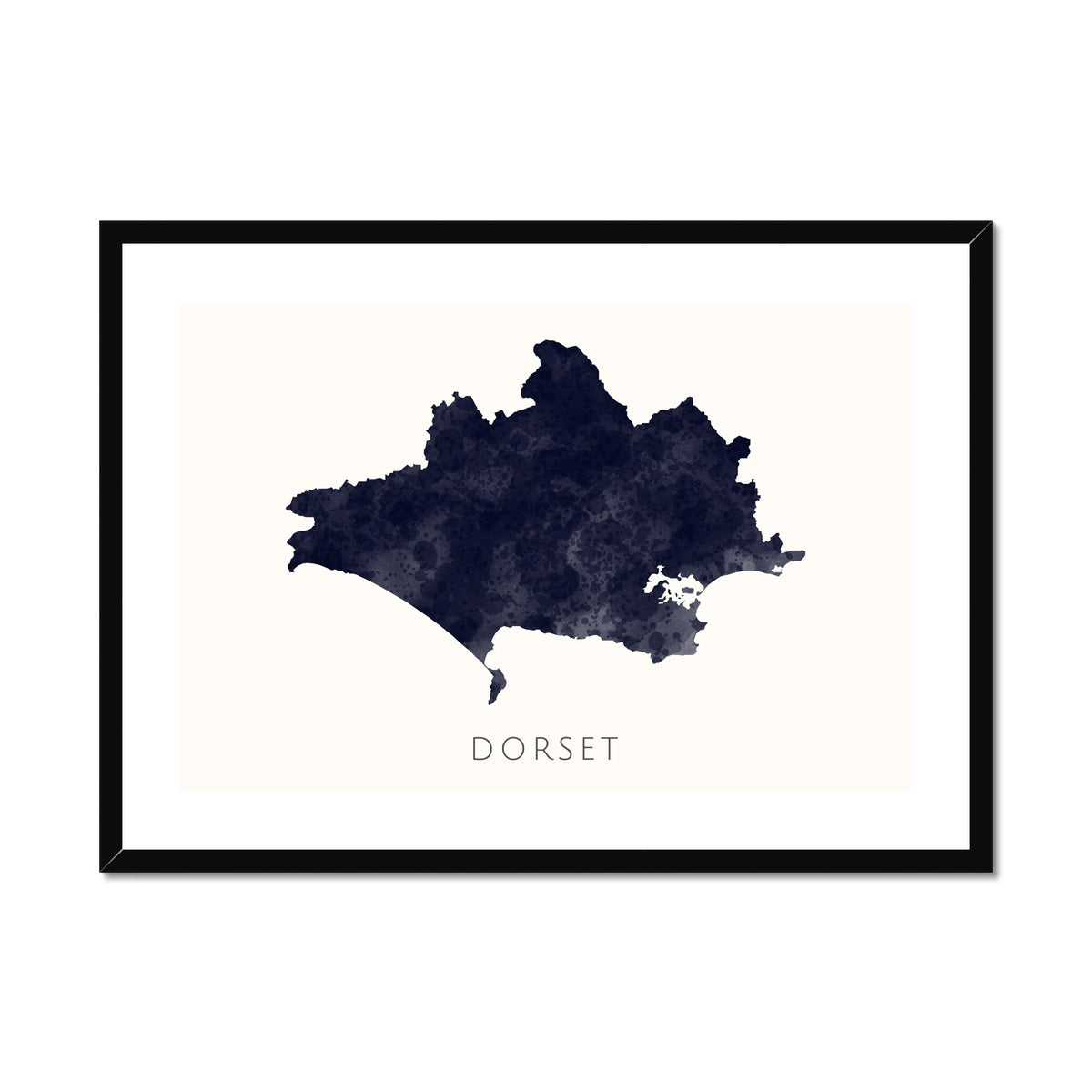 Dorset - Framed & Mounted Map