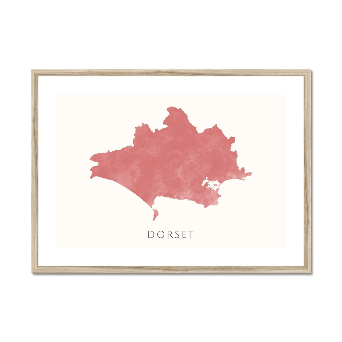 Dorset - Framed & Mounted Map