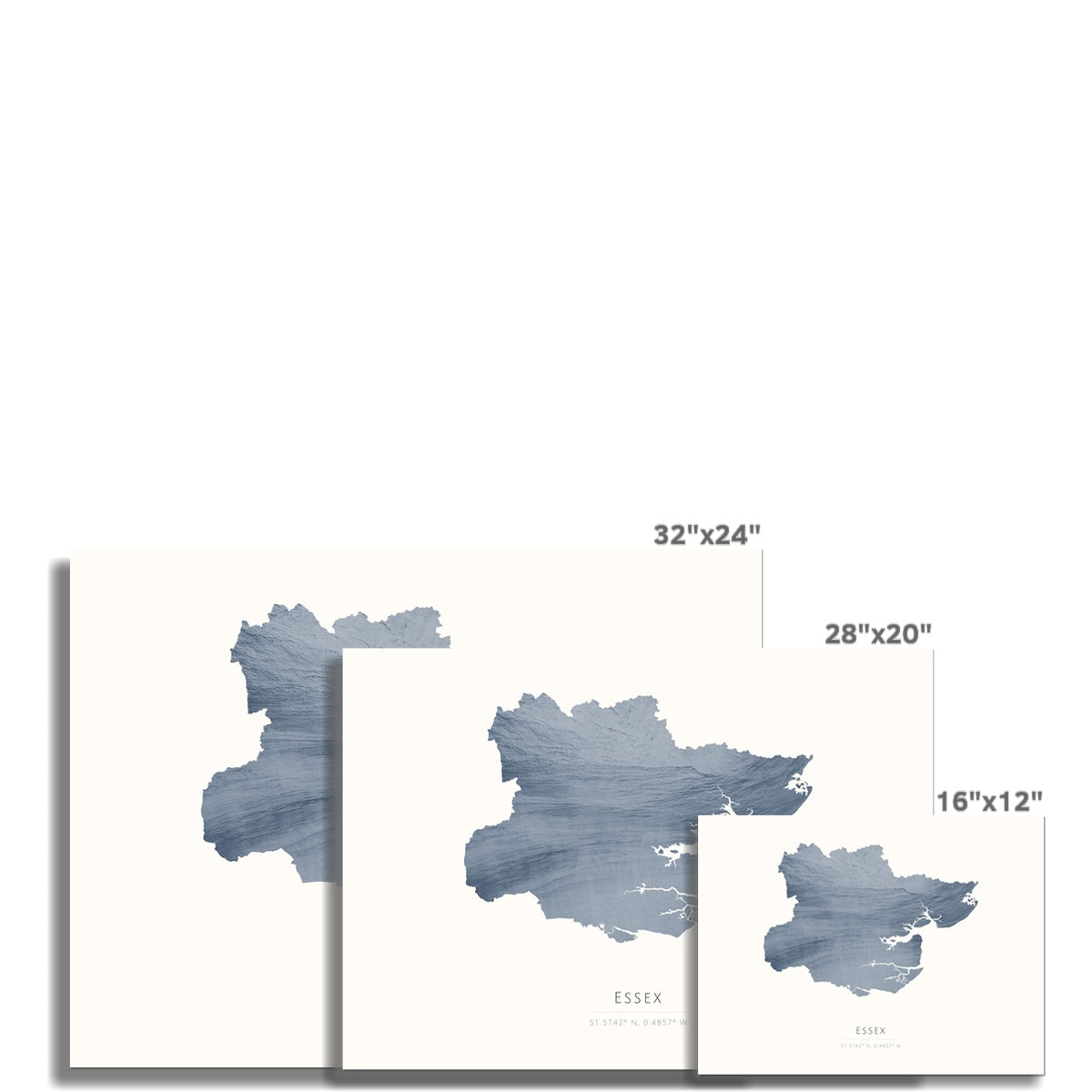 Map of Essex - Fine Art Print