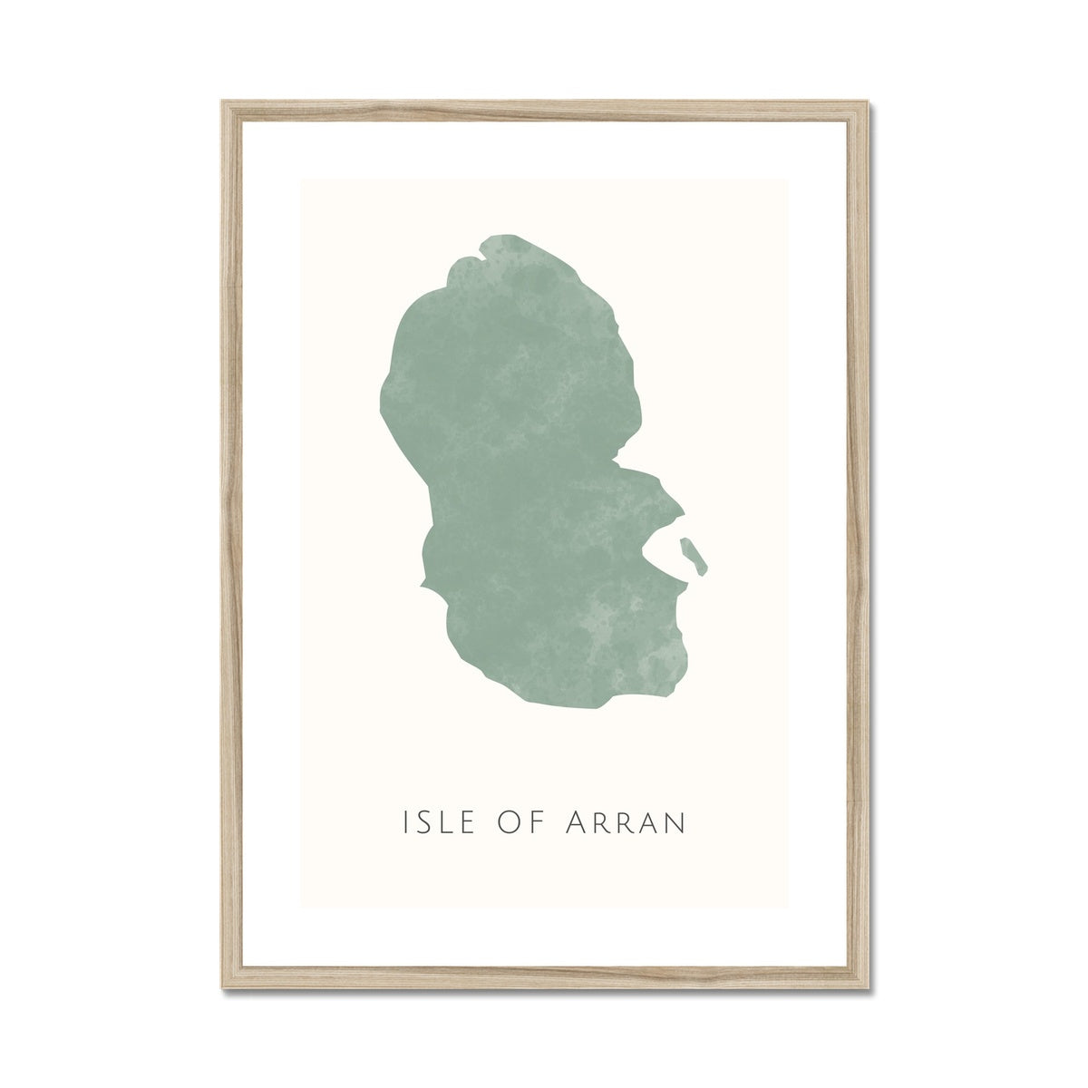 Arran - Framed & Mounted Map