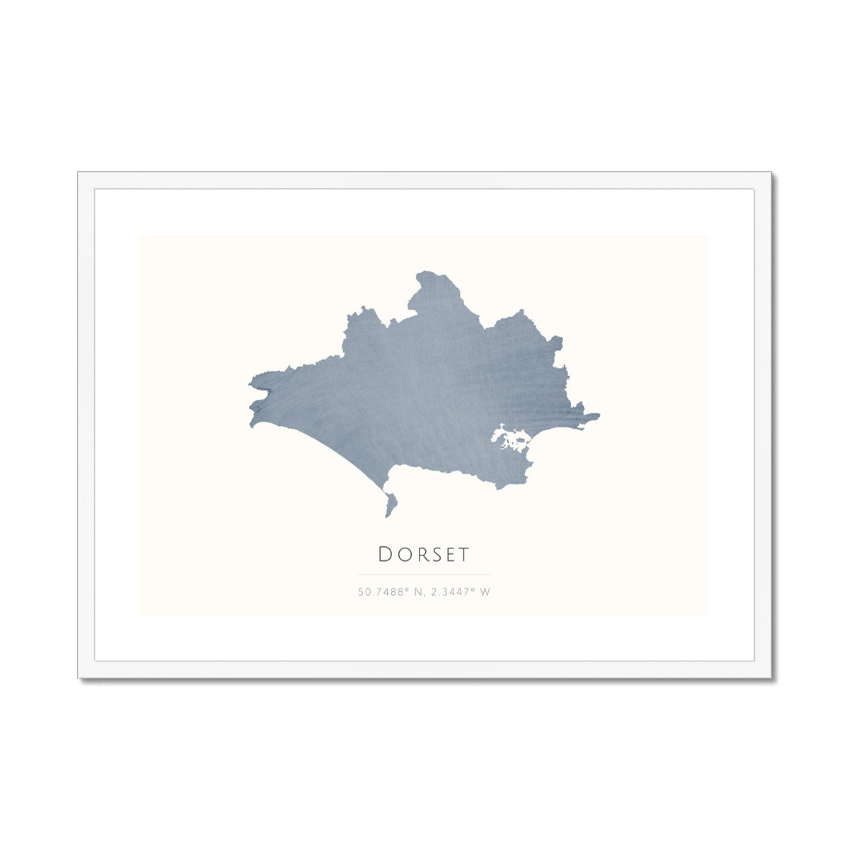 Dorset - Framed & Mounted Map
