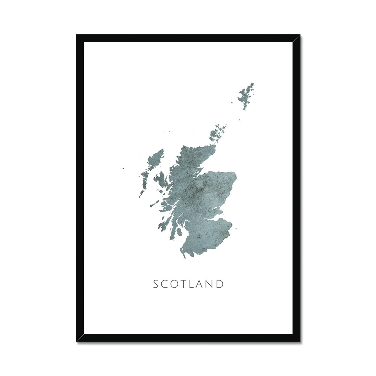 Scotland - Framed & Mounted Map
