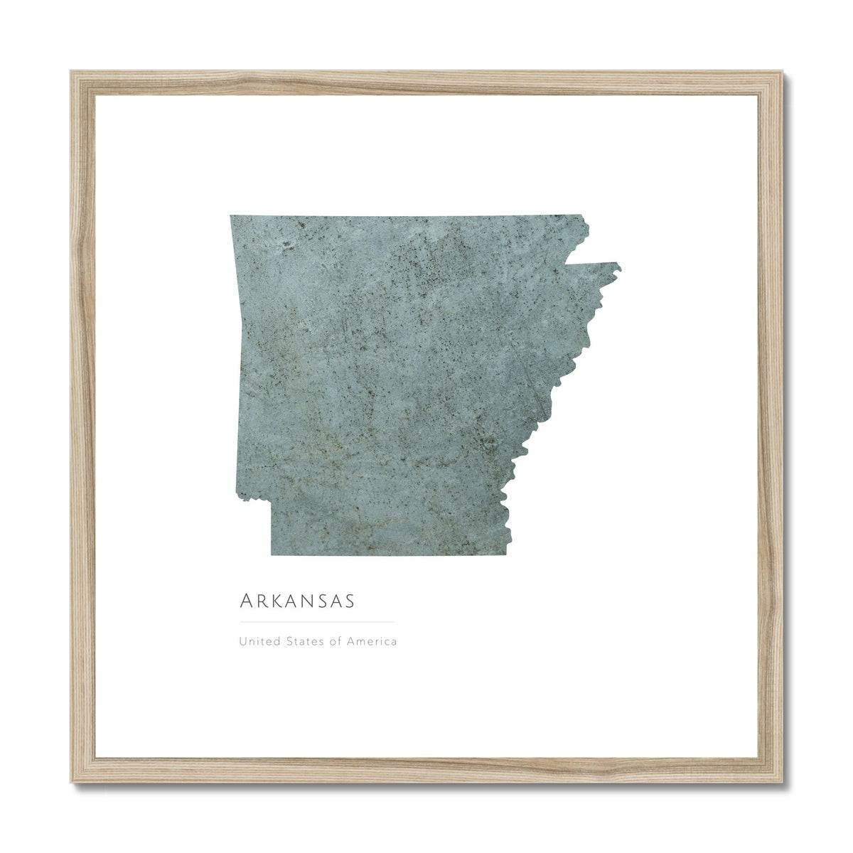Arkansas - Framed & Mounted Map