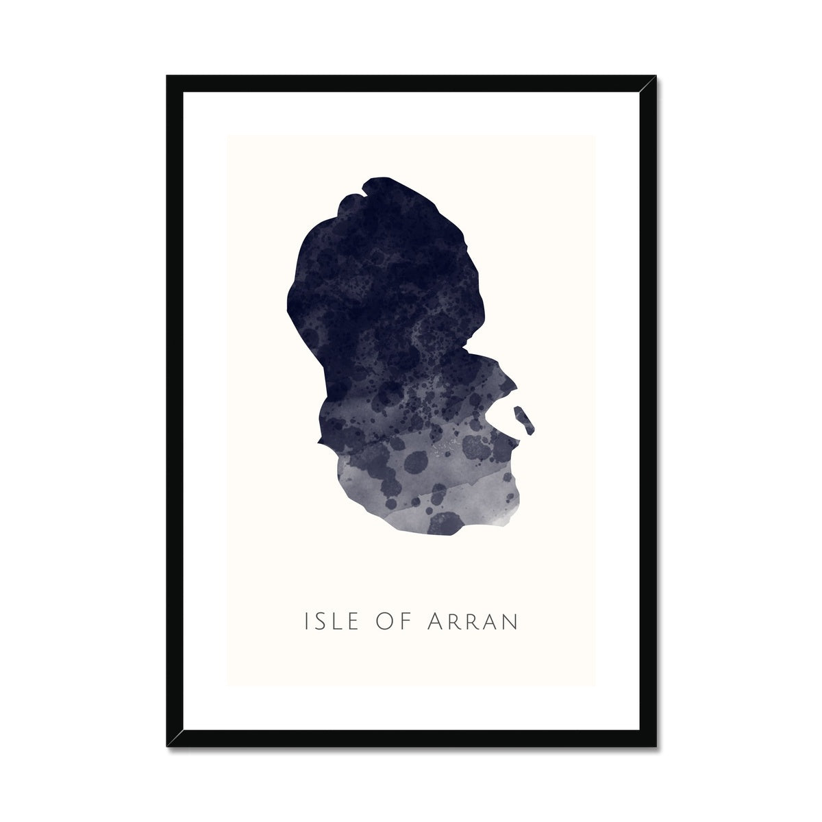 Arran - Framed & Mounted Map
