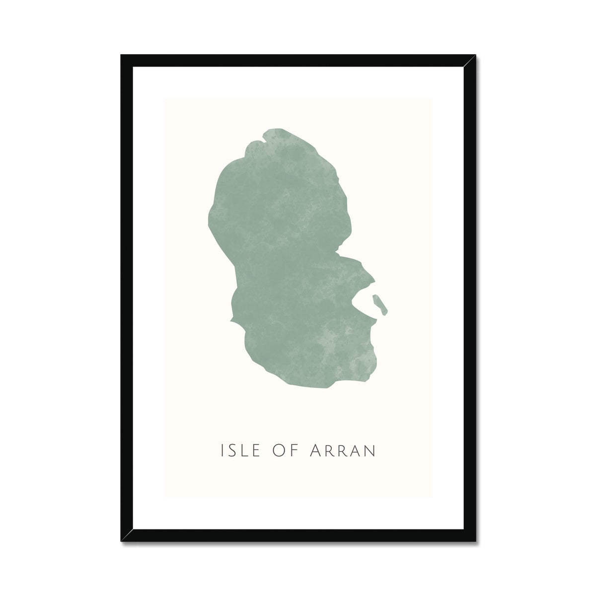 Arran - Framed & Mounted Map