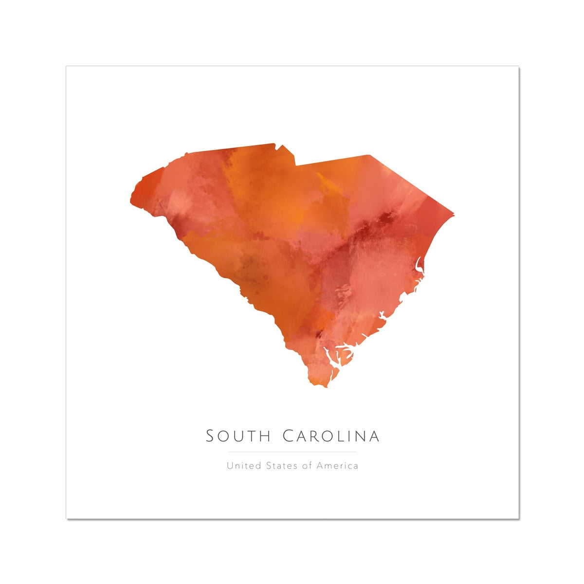 South Carolina - Fine Art Print