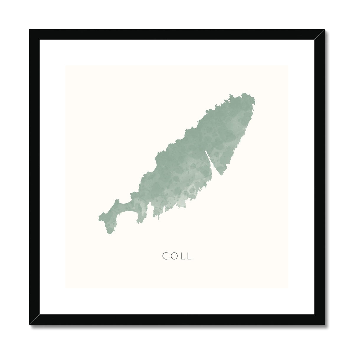 Coll - Framed & Mounted Map
