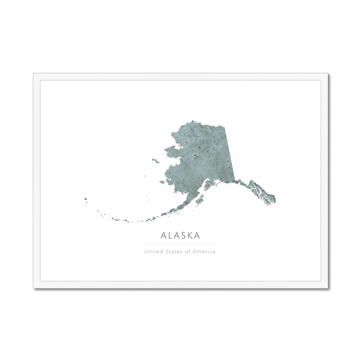 Alaska - Framed & Mounted Map