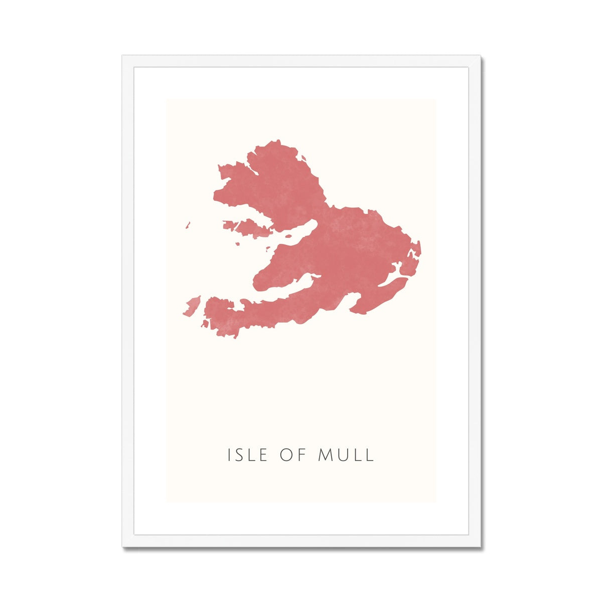 Mull - Framed & Mounted Map