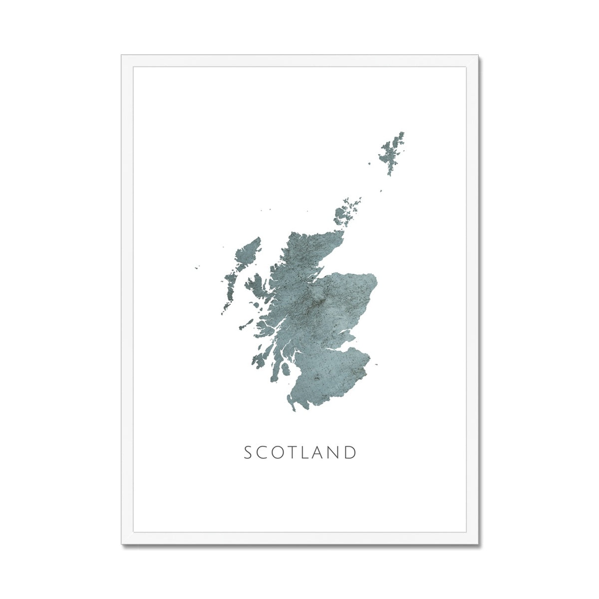 Scotland - Framed & Mounted Map