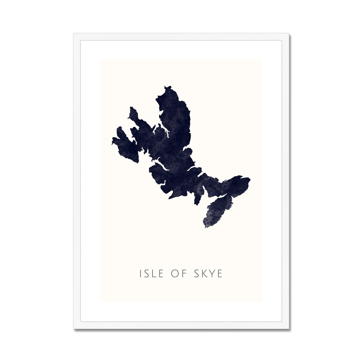 Skye - Framed & Mounted Map