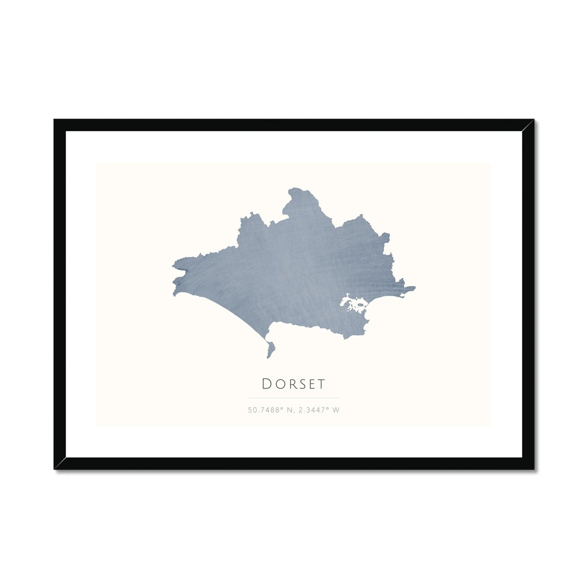 Dorset - Framed & Mounted Map