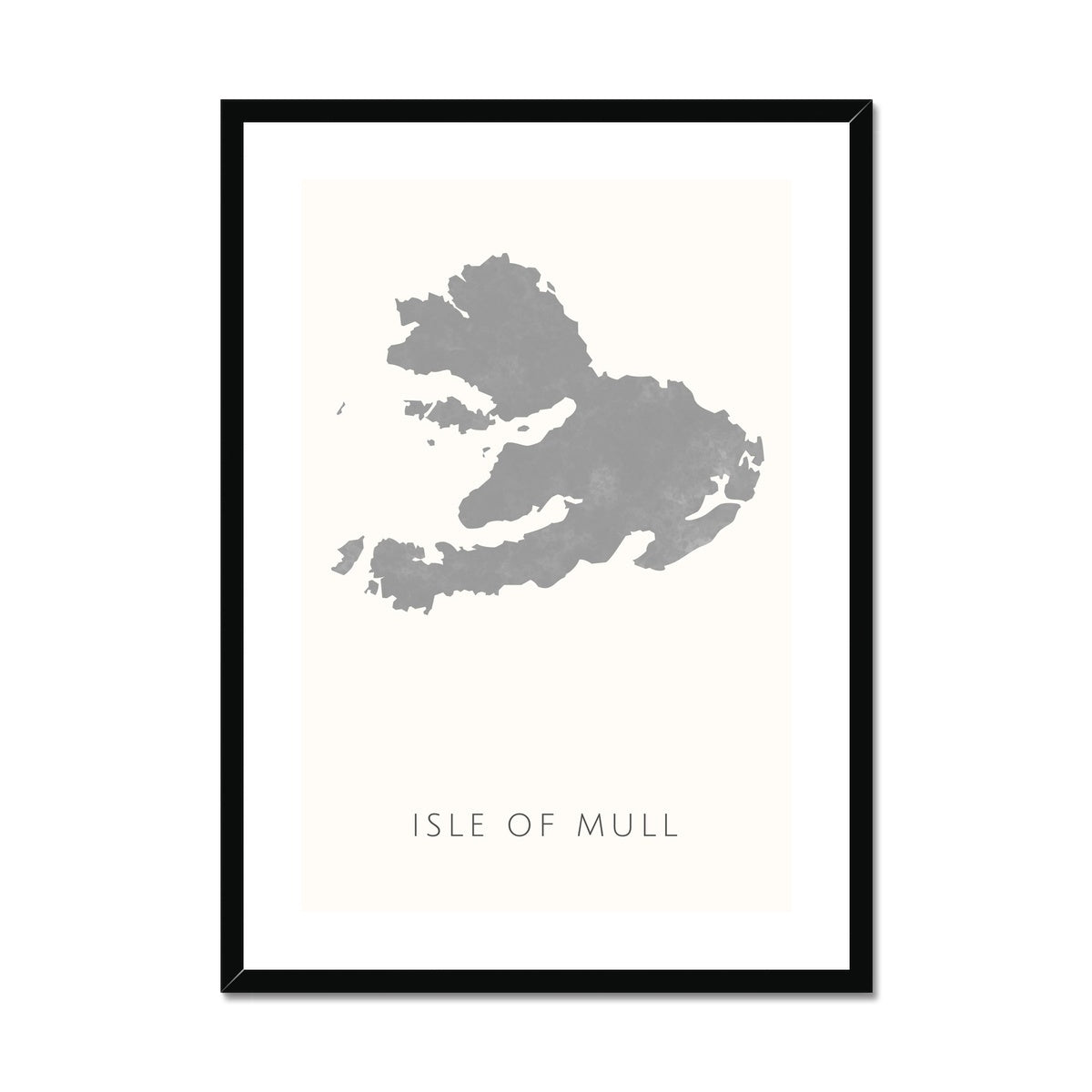 Mull - Framed & Mounted Map