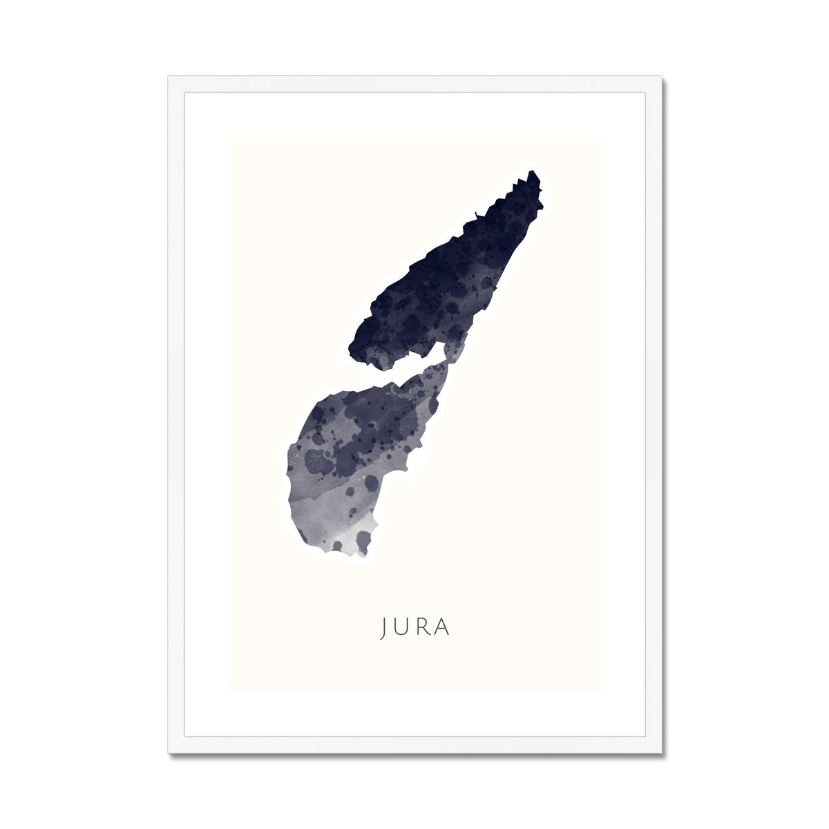 Jura - Framed & Mounted Map