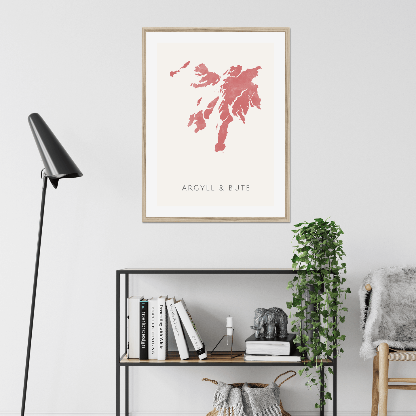 Argyll and Bute - Framed & Mounted Map