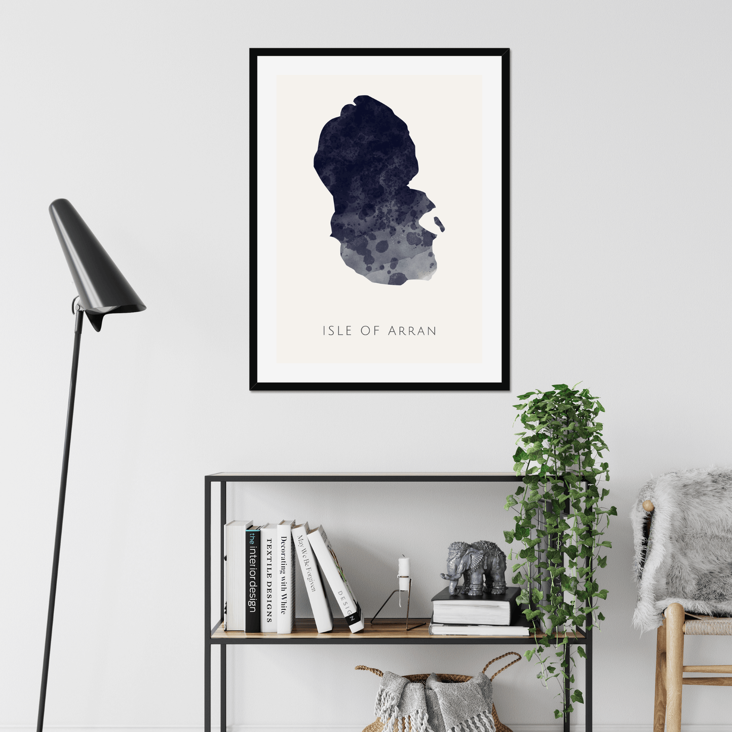Arran - Framed & Mounted Map