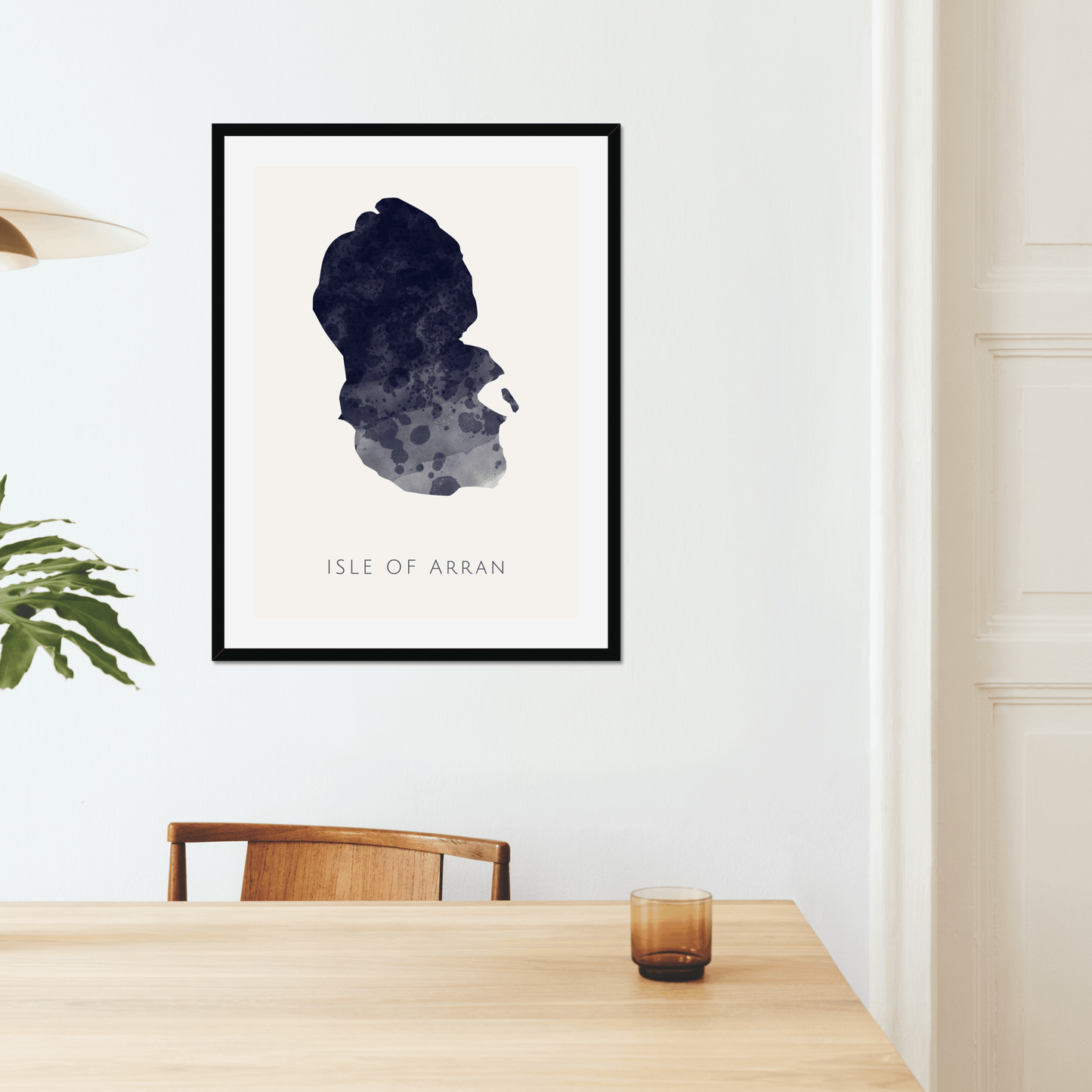 Arran - Framed & Mounted Map