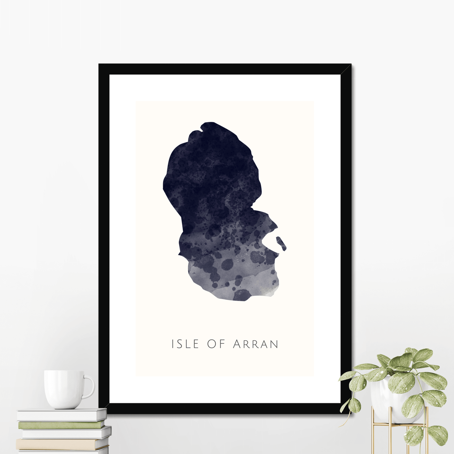 Arran - Framed & Mounted Map