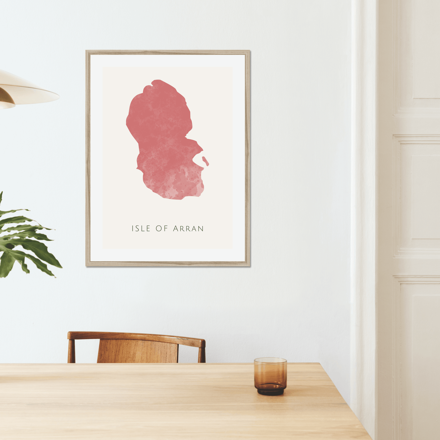 Arran - Framed & Mounted Map