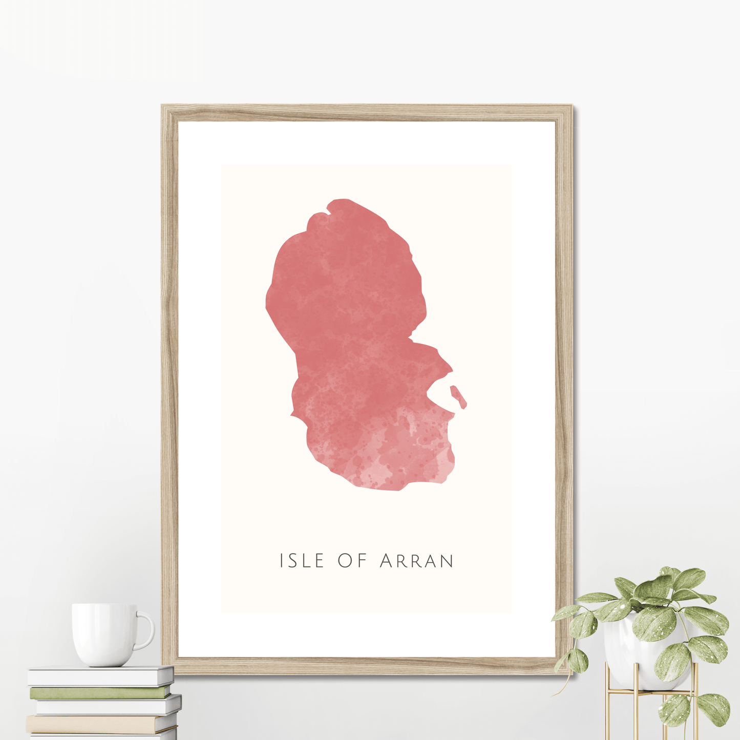 Arran - Framed & Mounted Map