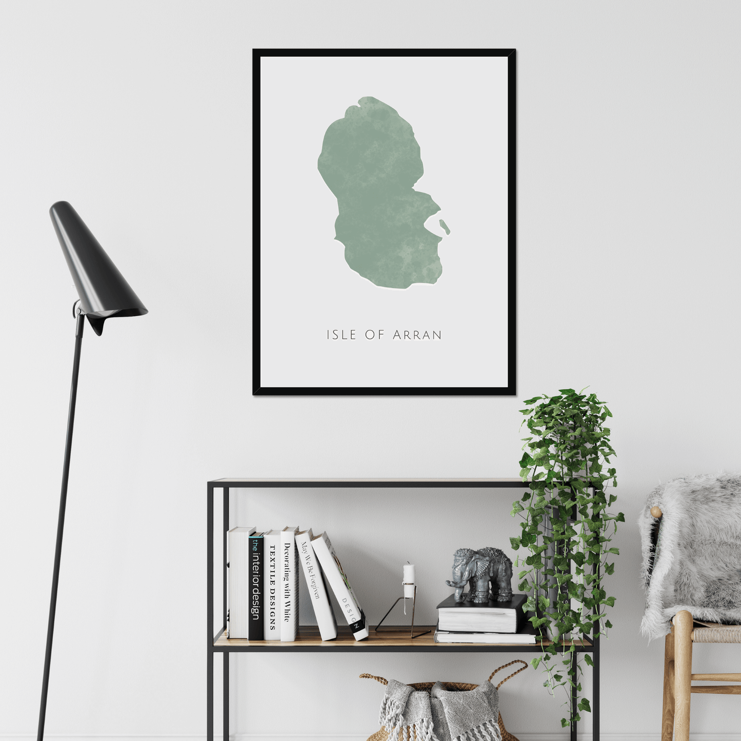 Arran - Framed & Mounted Map