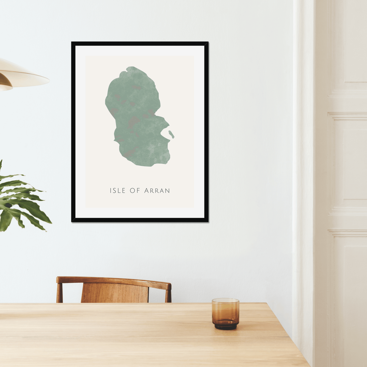 Arran - Framed & Mounted Map