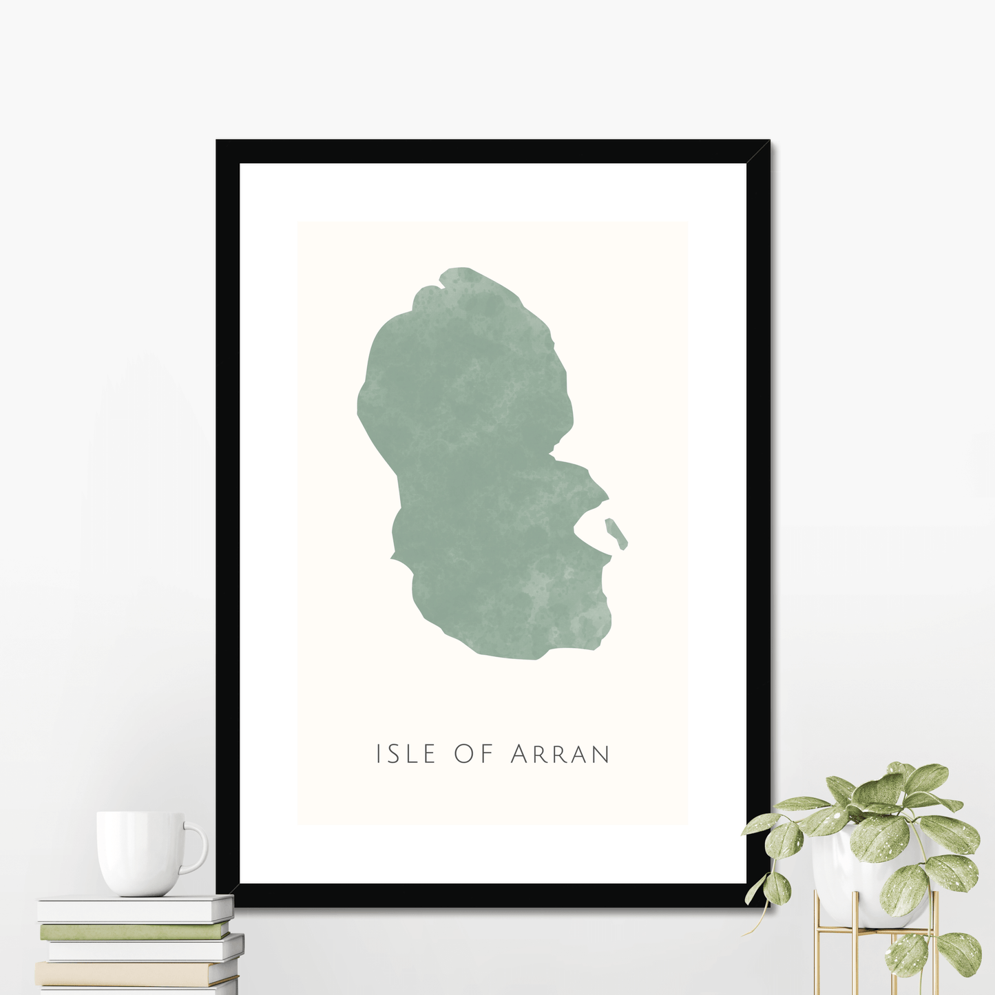 Arran - Framed & Mounted Map