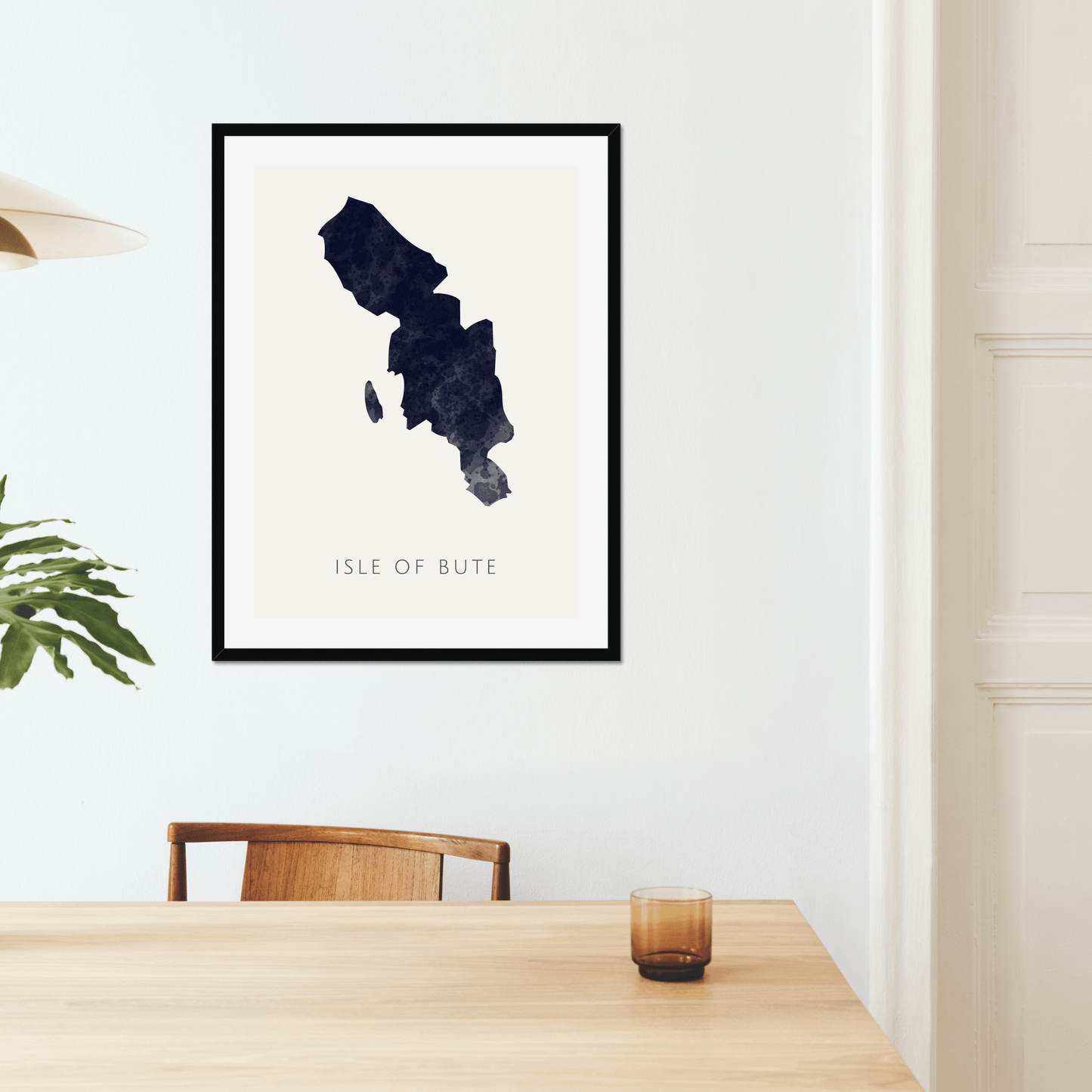 Bute - Framed & Mounted Map