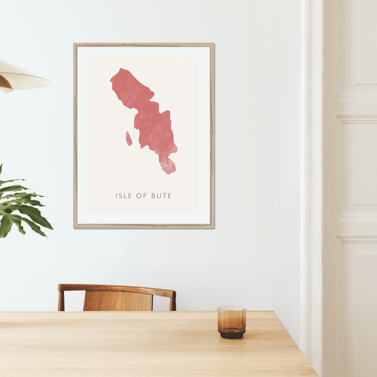 Bute - Framed & Mounted Map