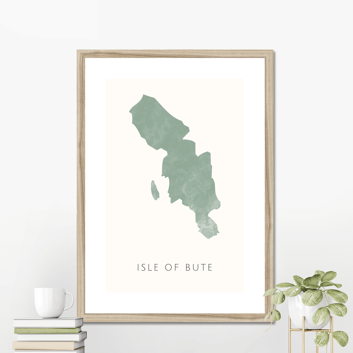Bute - Framed & Mounted Map