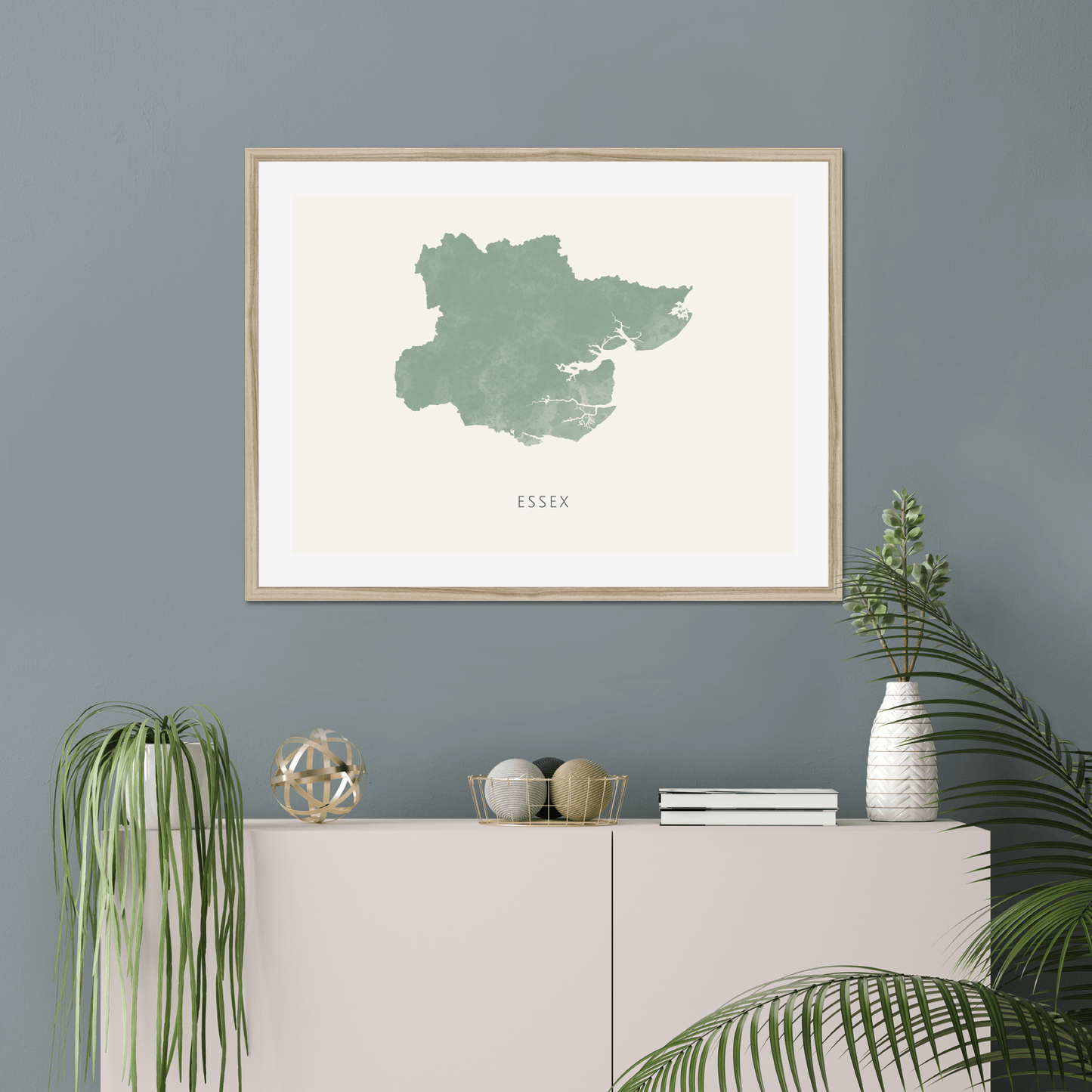 Essex - Framed & Mounted Map