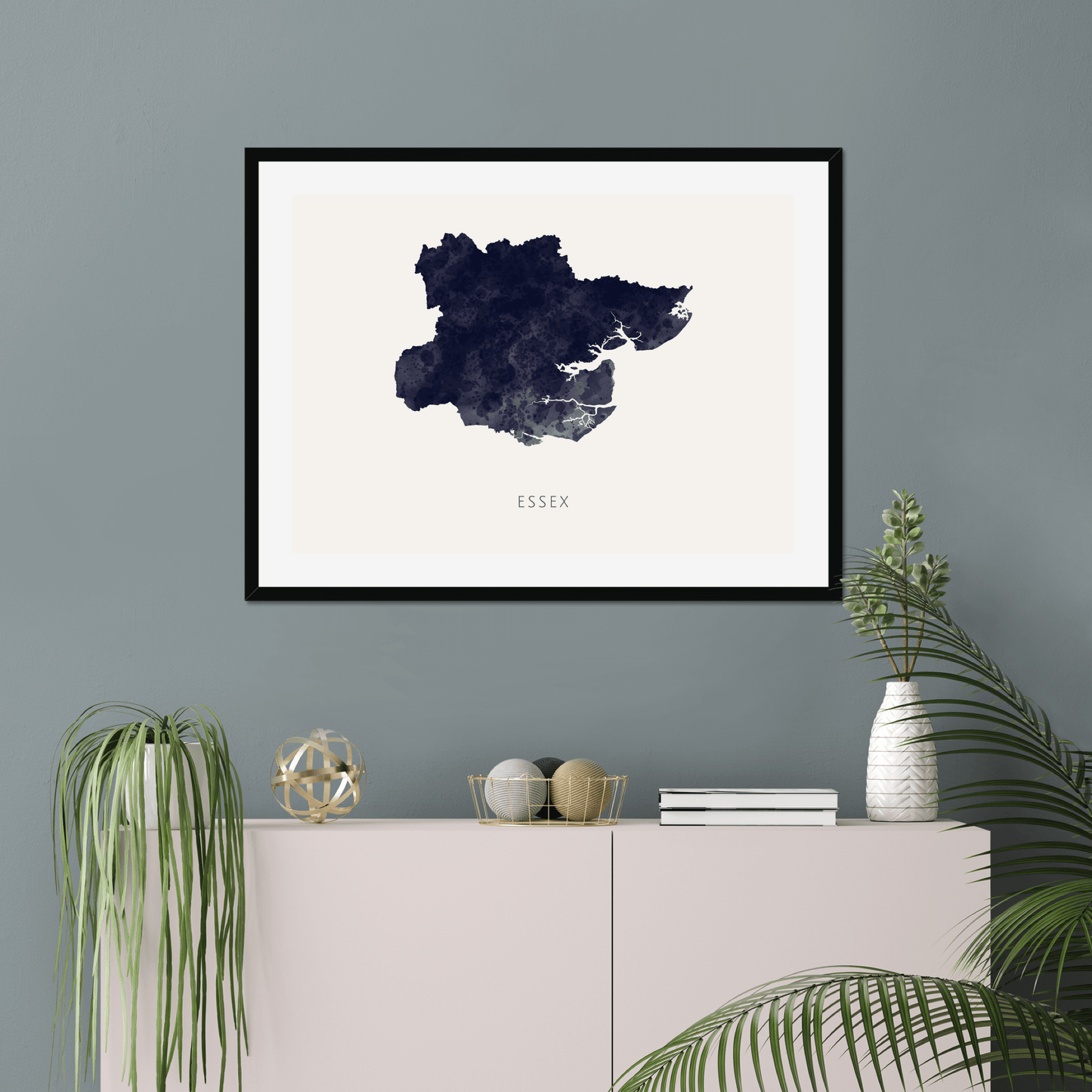 Essex - Framed & Mounted Map